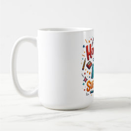 Taza De Café Alegría de estudiar -no7 Personalizado-Pegatina de