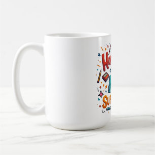 Taza De Café Alegría de estudiar -no7 Personalizado-Pegatina de