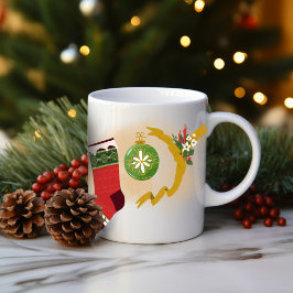 Taza De Café Alegría de los navidades