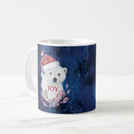 Taza De Café Alegría de los Navidades de pájaro Gorra de oso po