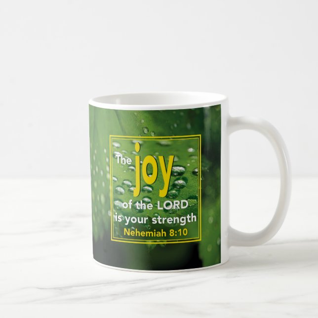 Taza De Café ALEGRÍA DEL SEÑOR Personalizada (Derecha)