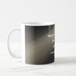 Taza De Café Alegría en el verso matutino de la Biblia