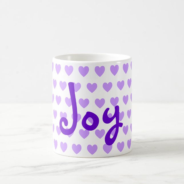 Taza De Café Alegría en morado (Centro)