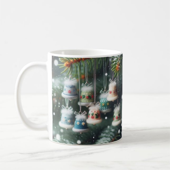Taza De Café Alegría festiva: Navidades se burlan del diseño de (Izquierda)