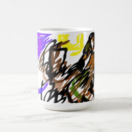 Taza De Café Alegría genial de lobo