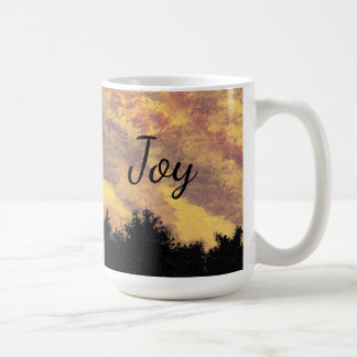 Taza De Café Alegría: "Golden Sunset Pines" Mug by All Joy Art