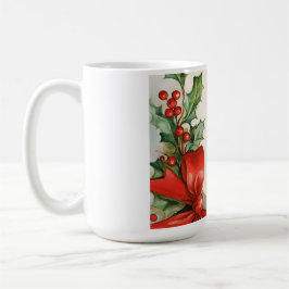 Taza De Café Alegría Navideña en Acuarela