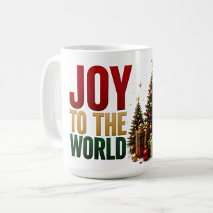 Taza De Café Alegría para el espíritu festivo de la Navidad en