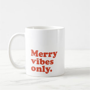 Taza De Café Alegría retro de vacaciones