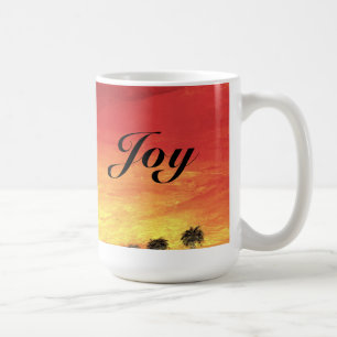 Taza De Café Alegría - "taza de la celebración del desierto"