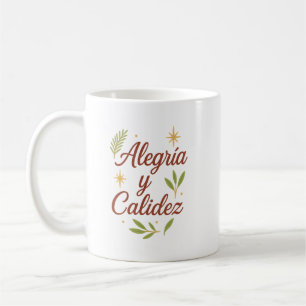 Taza De Café Alegría y Calidez ✨ Elegant Christmas Design