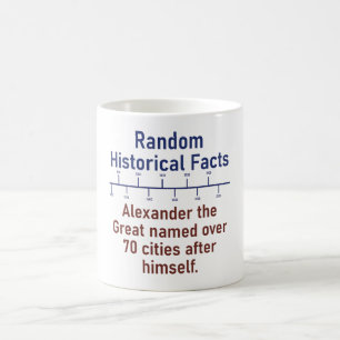 Taza De Café Alejandro Magno Nombrado - Hecho De La Historia