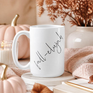Taza De Café Aleluya de otoño (Hallelujah It's Fall)