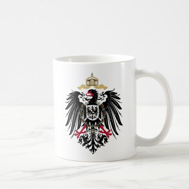 Taza De Café Alemán águila de imperio (Derecha)