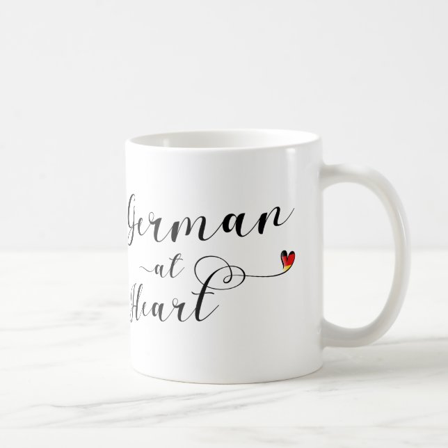 Taza De Café Alemán en Heart Mug, Alemania (Derecha)