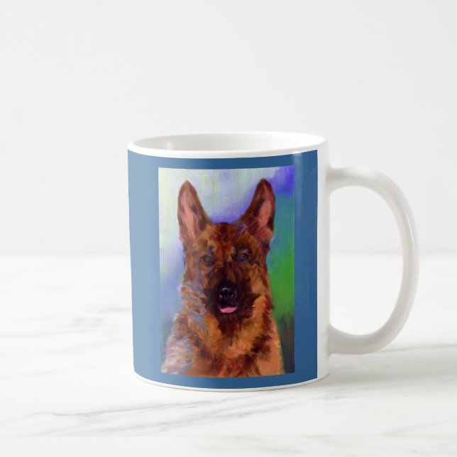 Taza De Café Alemán Shepard (Derecha)