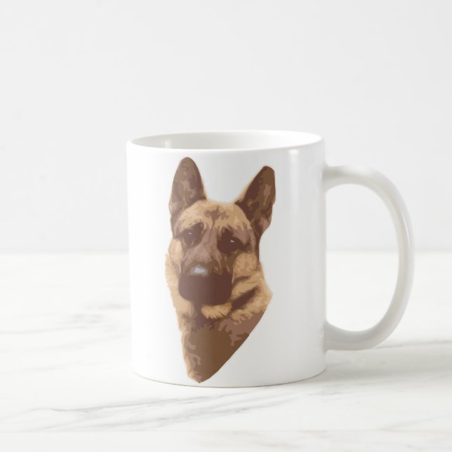 Taza De Café Alemán Shepard (Derecha)