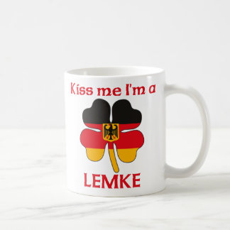 Taza De Café Alemanes personalizada me besan que soy Lemke