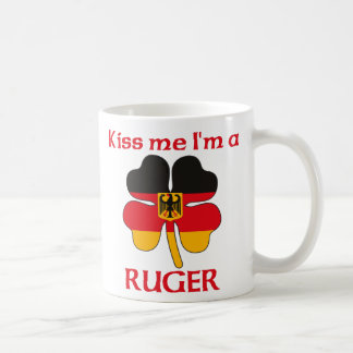 Taza De Café Alemanes personalizada me besan que soy Ruger