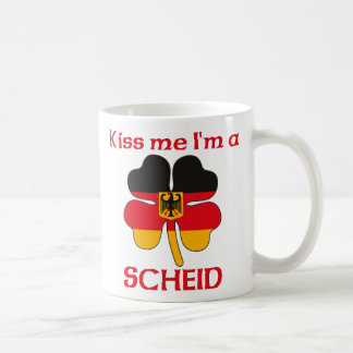 Taza De Café Alemanes personalizada me besan que soy Scheid
