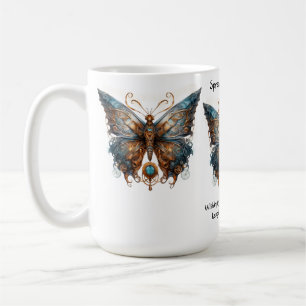 Taza De Café Alentamiento de la mariposa