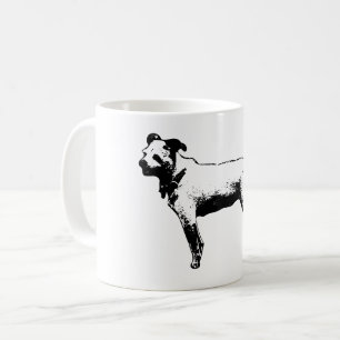 Taza De Café Alert Companion Terrier Mix Coffee Mug