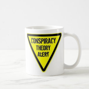 Taza De Café Alerta de teoría de conspiración