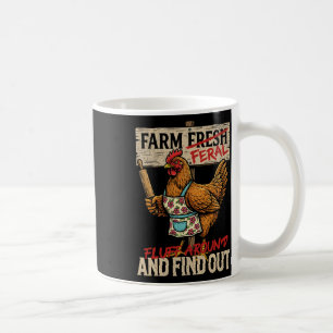 Taza De Café Aletea y descubre - Pollo Feral Fresco de Granja