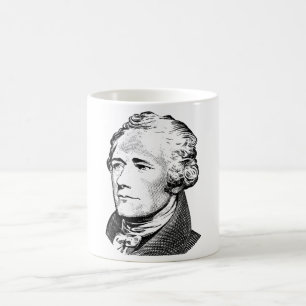 Taza De Café Alexander Hamilton - gráfico del fundador