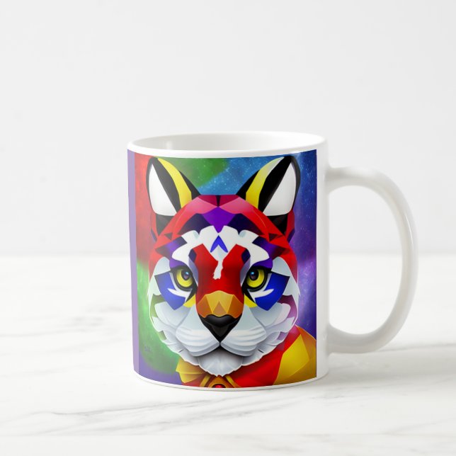 Taza De Café Alexander's Cat purple left hand mug (Derecha)