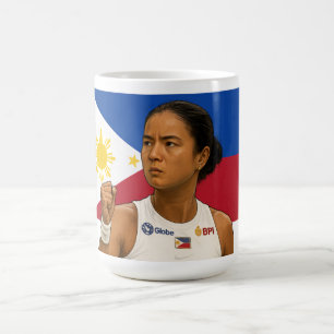 Taza De Café Alexandra Eala - Campeón de Guadalajara 2025