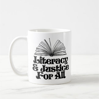 Taza De Café Alfabetización y justicia para todos