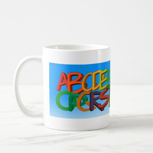 Taza De Café Alfabeto (Izquierda)