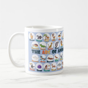 Taza De Café Alfabeto animal