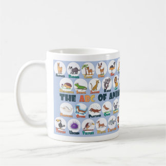 Taza De Café Alfabeto animal