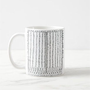 Taza De Café Alfabeto clásico etíope