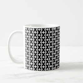 Taza De Café Alfabeto de patrón de letra negrita X