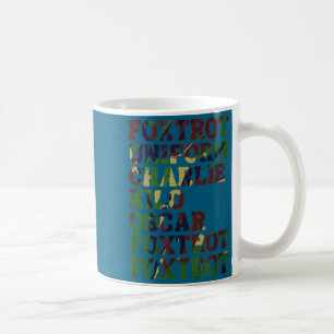 Taza De Café Alfabeto Fonético Nato Militar Lices Piojos Ejérci