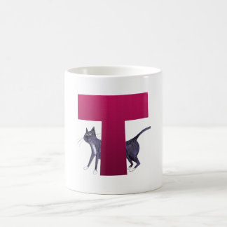 Taza De Café Alfabeto Gato L Mug
