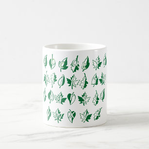 Taza De Café Alfabeto verde
