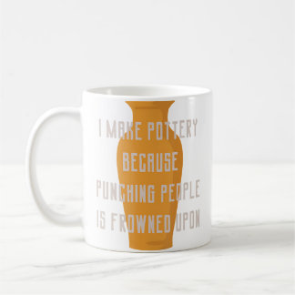 Taza De Café Alfarería Divertida Regalo - Golpe