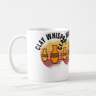 Taza De Café Alfarero Susurrante - Cerámica de Arcilla