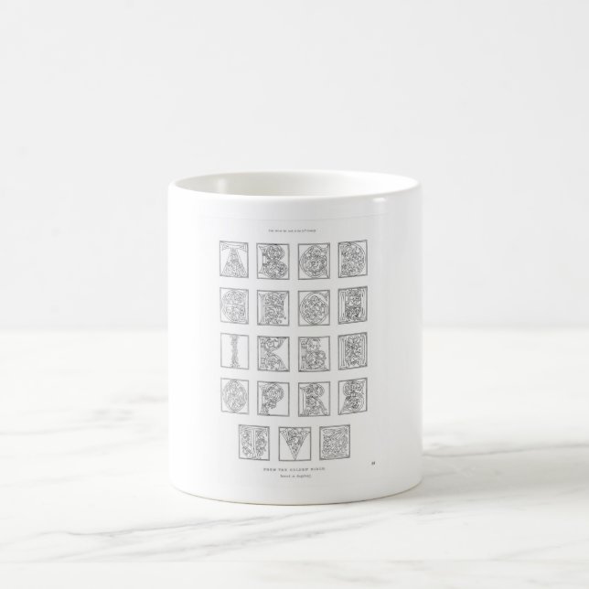 Taza De Café Alfhabet Mug (Centro)