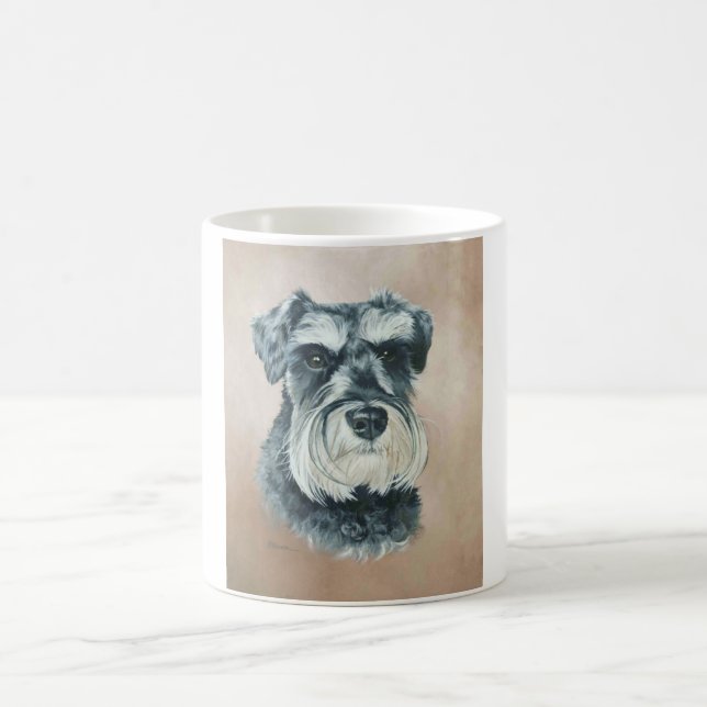 Taza De Café Alfie - schnauzer miniatura (Centro)
