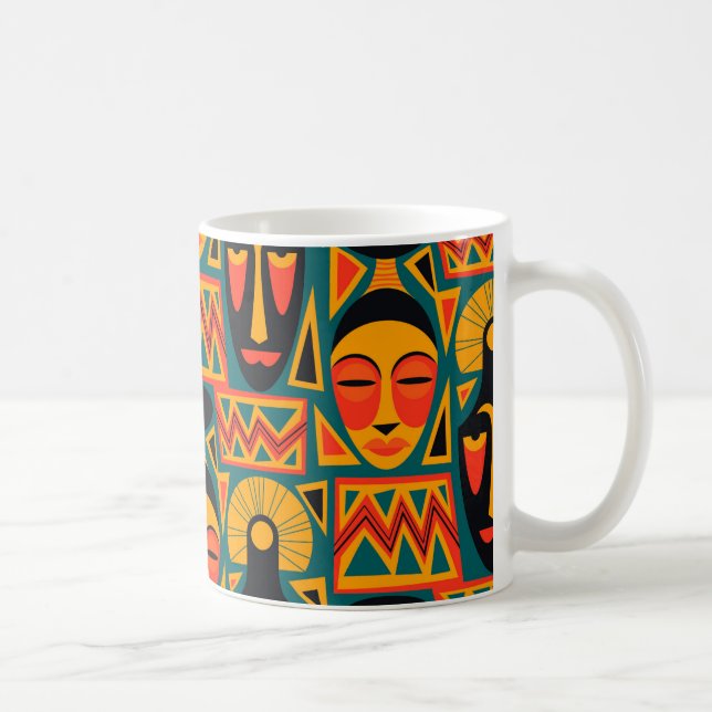 Taza De Café Alfombra clásica del café africano (Derecha)