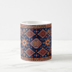 Taza De Café Alfombra Oriental Persa Turca Patrón