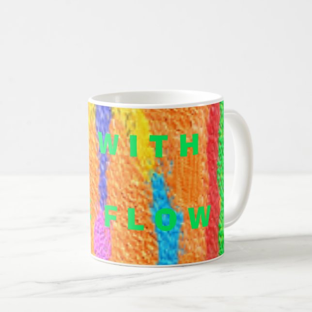 Taza De Café Alfombras y trapos resumen arte puro supremo (Anverso derecho)