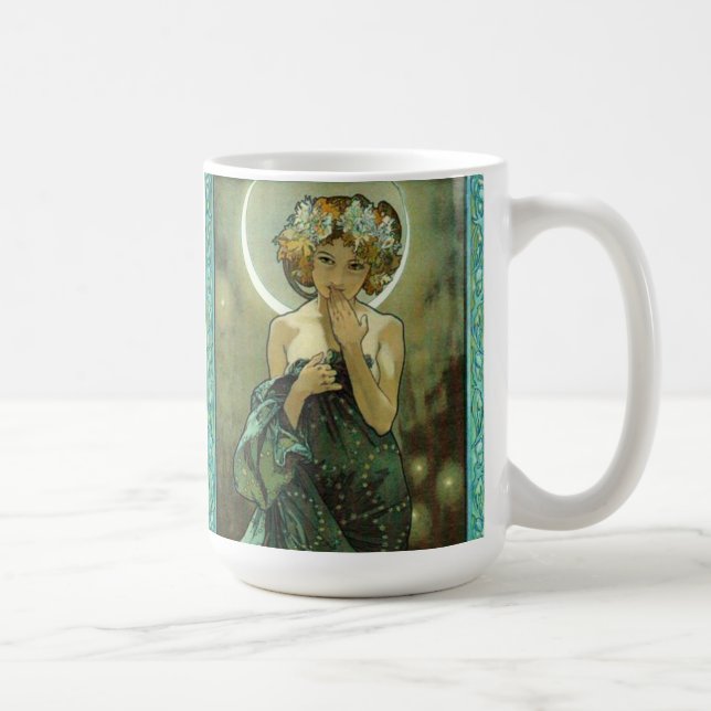 Taza De Café Alfonso Mucha Clair De Lune Mug (Derecha)