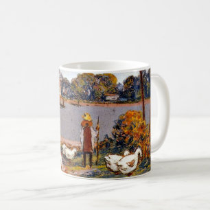 Taza De Café Alfred Sisley, junto al río Loing
