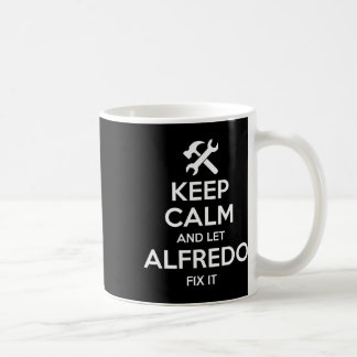 Taza De Café Alfredo Fix Cita Funny Nombre Personalizado de Cum